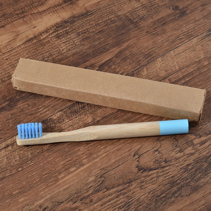 Childrens Bamboo Toothbrush 1Pcs Kids Soft Bristle Wooden Tooth Brush Natural Bamboo Handle Oral Care Eco Friendly Tooth Brush