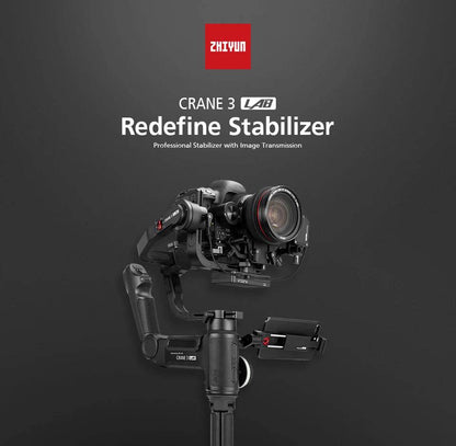 ZHIYUN Official Crane 3 LAB 3-axis handheld gimbal stabilizer, wireless 1080P image transmission zoom and focus control for SLR - MarvelouStoree