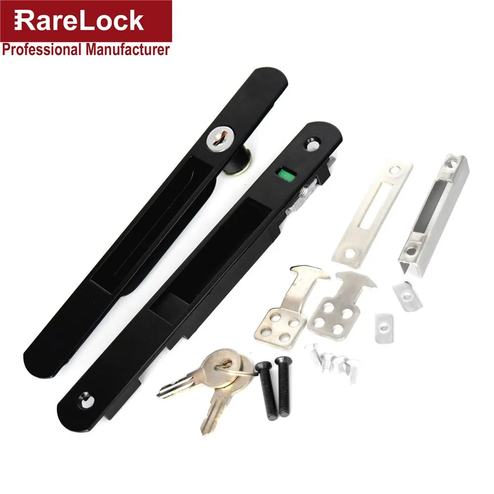 Sliding Door Lock with Green Red Indicator Label for Window Bedroom DIY Home Security Hardware Rarelock MMS228 G