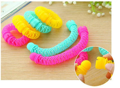 8 Pcs/Lot Magic Curler Hair Rollers Curls Roller Lucky Donuts Curly Hair Styling Make Up Tools Accessories For Woman Lady