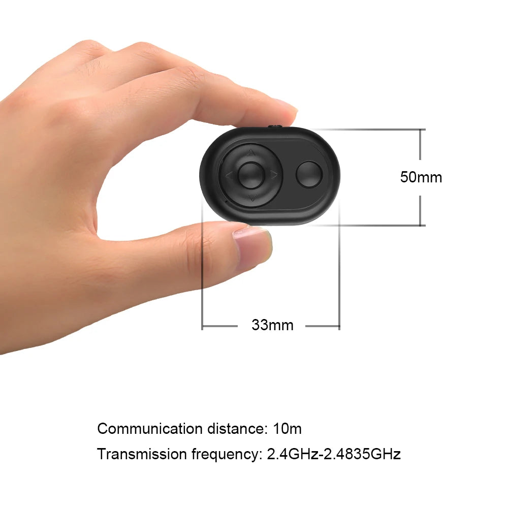 Bluetooth Remote Camera Shutter Release Button for Selfie Camera Controller Bluetooth Remote Button for iPhone Android