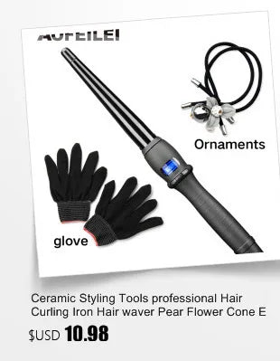 2023 New Real Electric Professional Ceramic Hair Curler Lcd Curling Iron Roller Curls Wand Waver Fashion Styling Tools