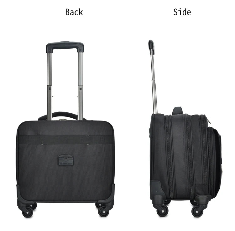 New Business Oxford Rolling Luggage Casters 18 inch Men Multifunction Carry On Wheels Suitcase Trolley Bag vs Travel Bag Trunk