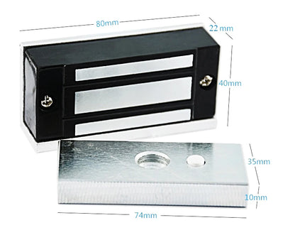 Magnetic Lock 12V Electronic Door Locks Electric Cabinet Electromagnetic Drawer 60kg 100lbs Mini M60 Access Control Security