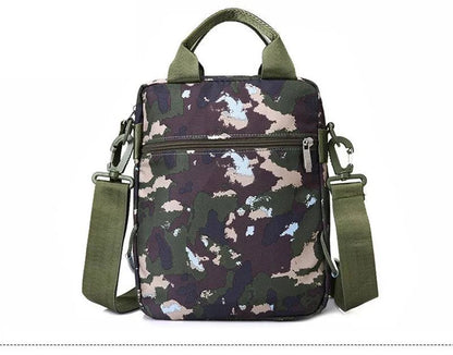 Men's Bag Messenger Bag Male Waterproof Nylon Camouflage Satchel Over the Shoulder Crossbody Bags Handbag Mini Briefcase XA99WC - MarvelouStore