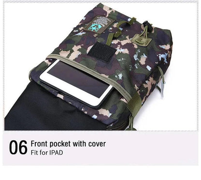 Men's Bag Messenger Bag Male Waterproof Nylon Camouflage Satchel Over the Shoulder Crossbody Bags Handbag Mini Briefcase XA99WC - MarvelouStore