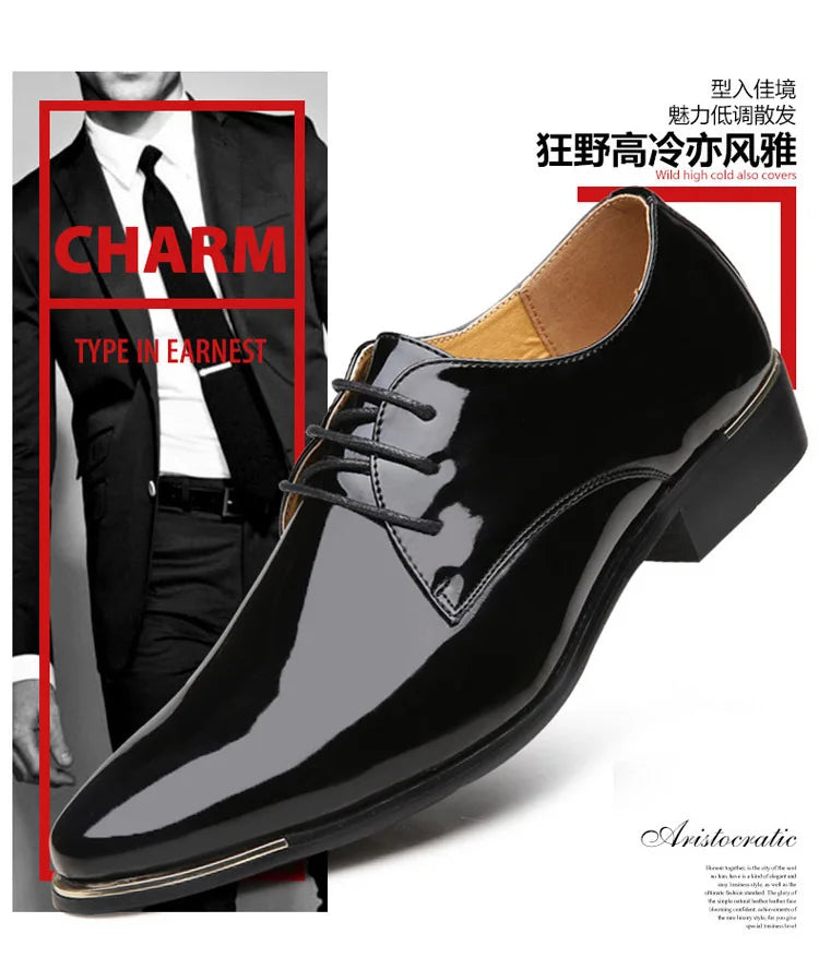 2023 Classic Men Luxury Business Shoes Derby Gentleman Honorable Oxford Mens Red White Men Party Shoes for Men Dress Shoes