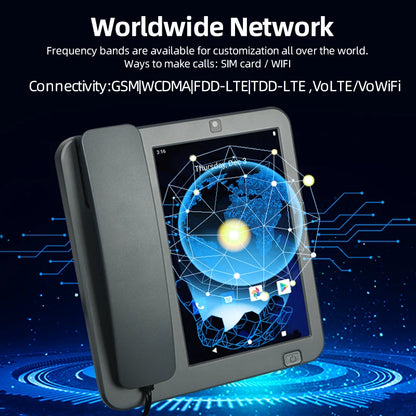 KT5 Telephone Portable Android10.1 Operation System VoLTE Android KT5 Telephone Portable Wall Mount Desk Phone