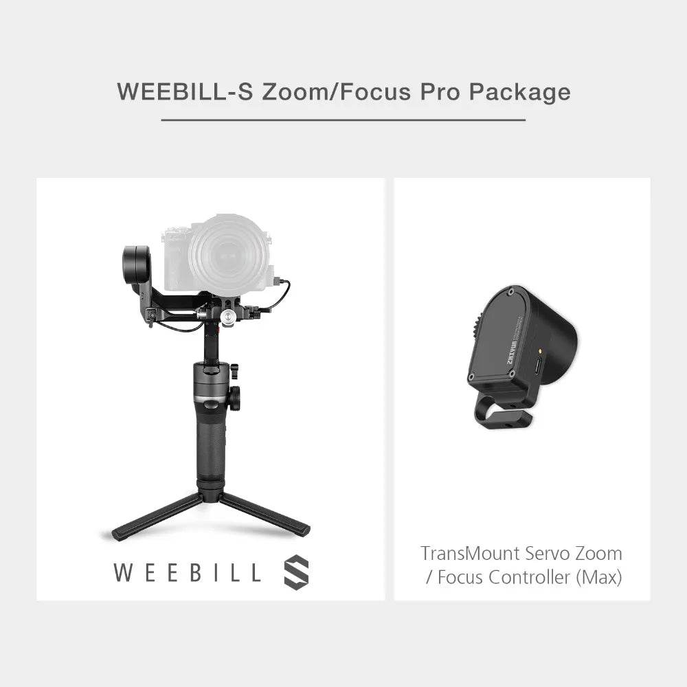 ZHIYUN Weebill S 3-Axis Image Transmission Stabilizer For Mirrorless Camera OLED Display Handheld Gimbal with 24-70mm GM ,New Pr - MarvelouStoree