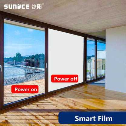 Self Adhesive PDLC Smart Window Glass Film White Privacy Glass Tint Customized Size Electric Smart Window Film - MarvelouStoree