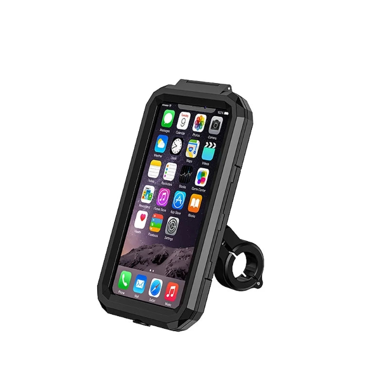 Waterproof Mobile Bike Phone Case Bicycle Motorcycle Phone Holder Handlebar Rear View Mirror Installation For 4.7-6.8 inch Phone