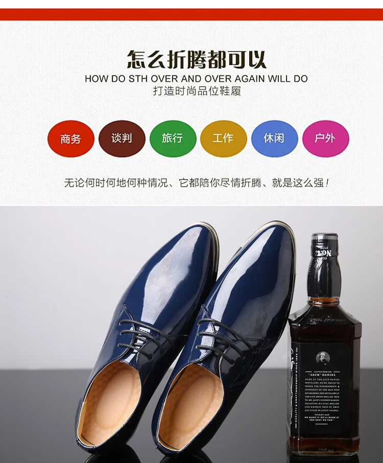 2023 Classic Men Luxury Business Shoes Derby Gentleman Honorable Oxford Mens Red White Men Party Shoes for Men Dress Shoes