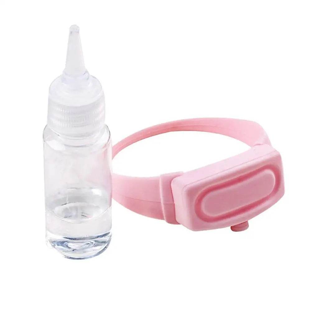 Hand Sanitizer Disinfectant Sub-packing Silicone Bracelet Wristband Hand Dispenser Wearable Hand Sanitizer Dispenser Pumps - MarvelouStoree