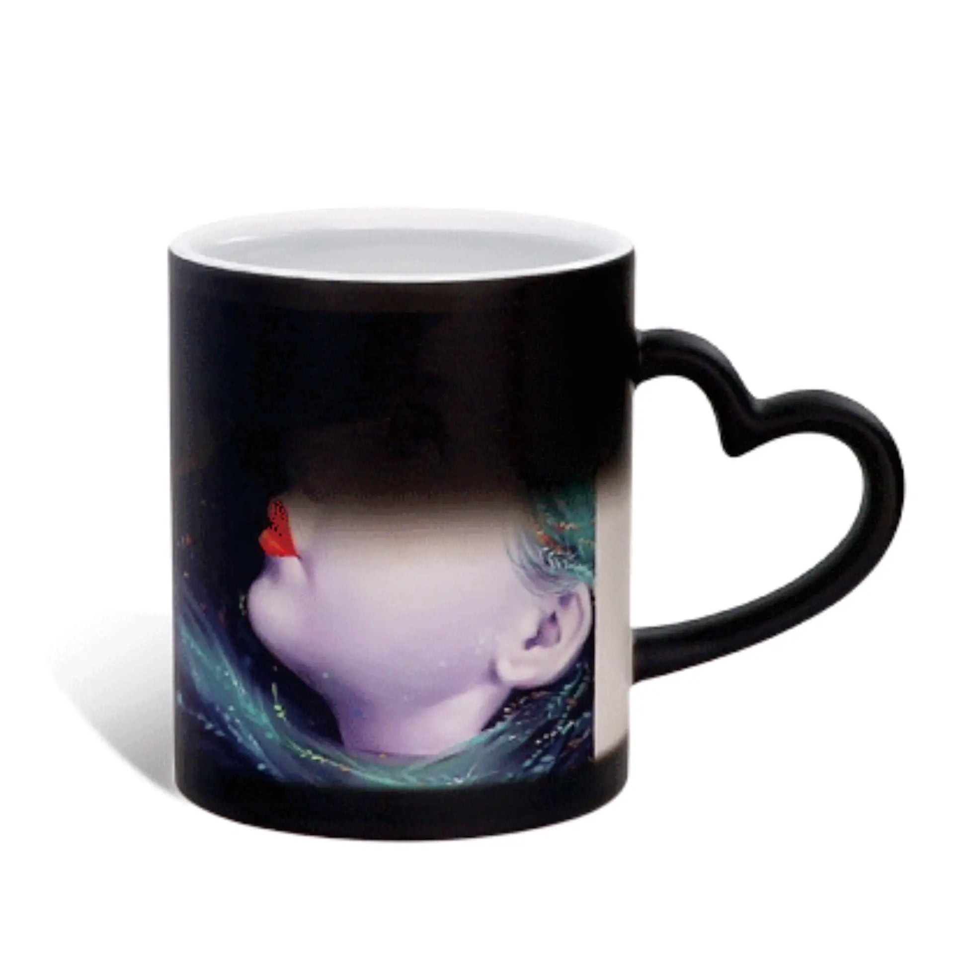 DIY Customized 350ML 12oz Ceramic Magic Mug Print Picture Photo LOGO Text Hot Water Change Color Sublimation Print Hot Transfer