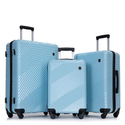 Hardshell Luggage Set,3 Piece Hardside Suitcases with Spinner Wheel,Lightweight Carry-on luggage 20" 24" 28"