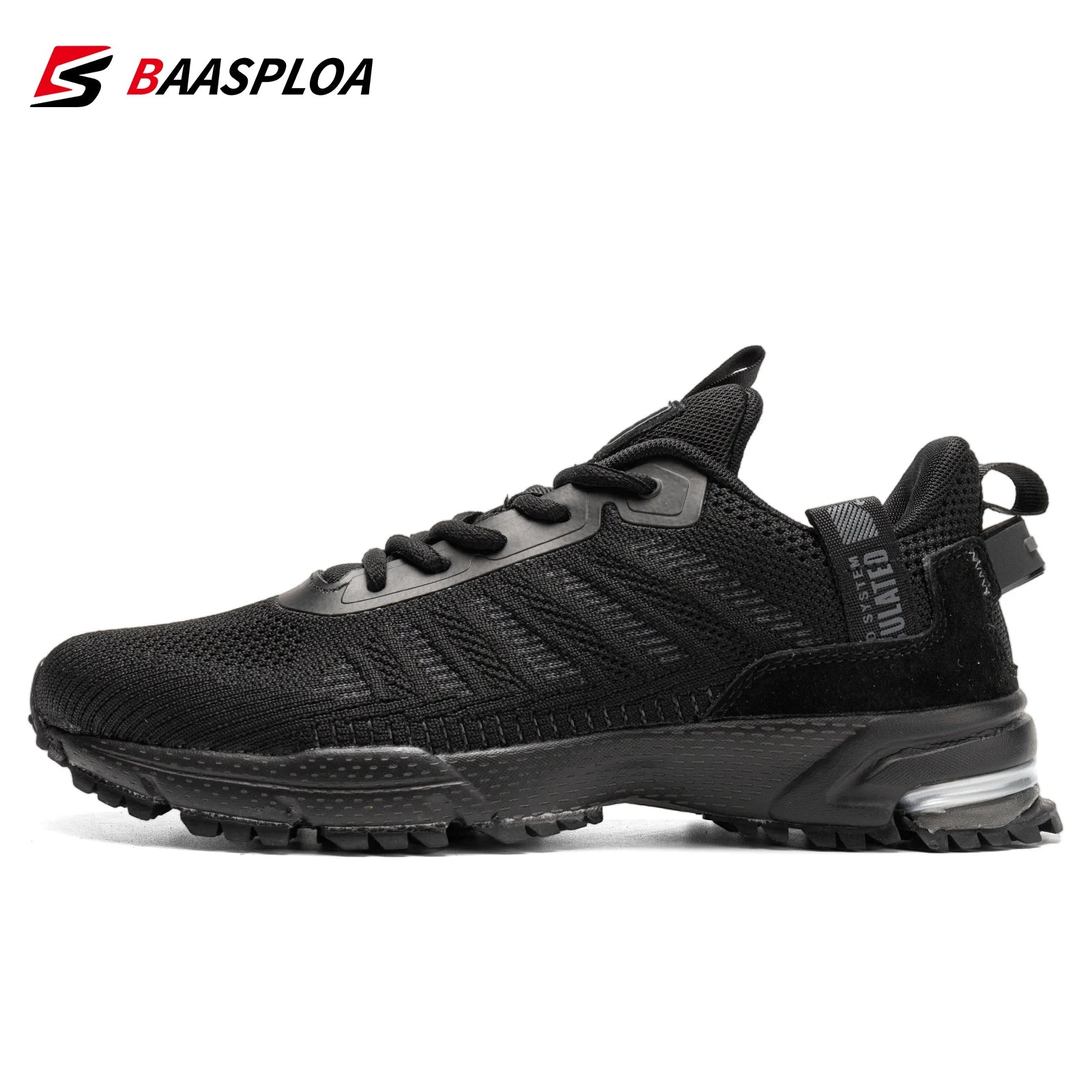 Baasploa Professional Running Shoes For Men Lightweight Men's Designer Mesh Sneakers Lace-Up Male Outdoor Sports Tennis Shoe