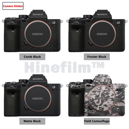 A7M4 Sticker A74 Camera Premium Decal Skin Protective Film for Sony ILCE-7M4 /  A7 IV Camera Protector Anti-scratch Cover Film