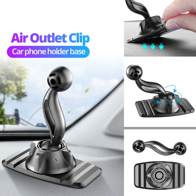 Universal Car Air Vent Clip Upgrade 17mm Ball Head for Magnetic Car Phone Holder Gravity Support Stand Mount Car Charger Bracket