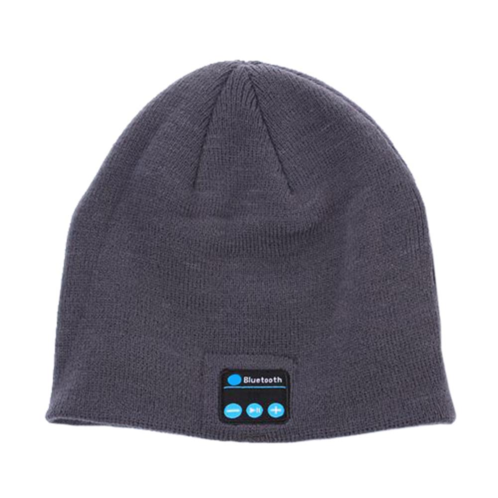 Winter Bluetooth USB Rechargeable Music Headset Warm Knitting Beanie Hat Cap Breathable Men Gorras Hats Warm Casual Lady Beanies