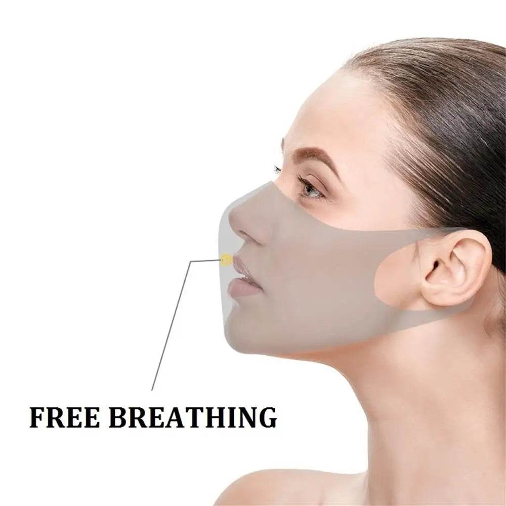 1PC Mouth Mask PM2.5 Anti Haze Black Dust Mask Nose Filter Windproof Muffle Bacteria Fabric Cloth Respirator Face Care - MarvelouStoree