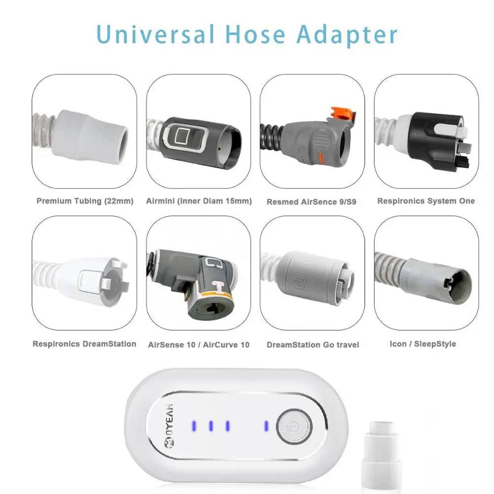 CPAP Cleaner Sanitizer Respiratory Breathing Machine Cleaner Disinfector with Heated Hose Connector For Mask Tubing Cpap - MarvelouStoree