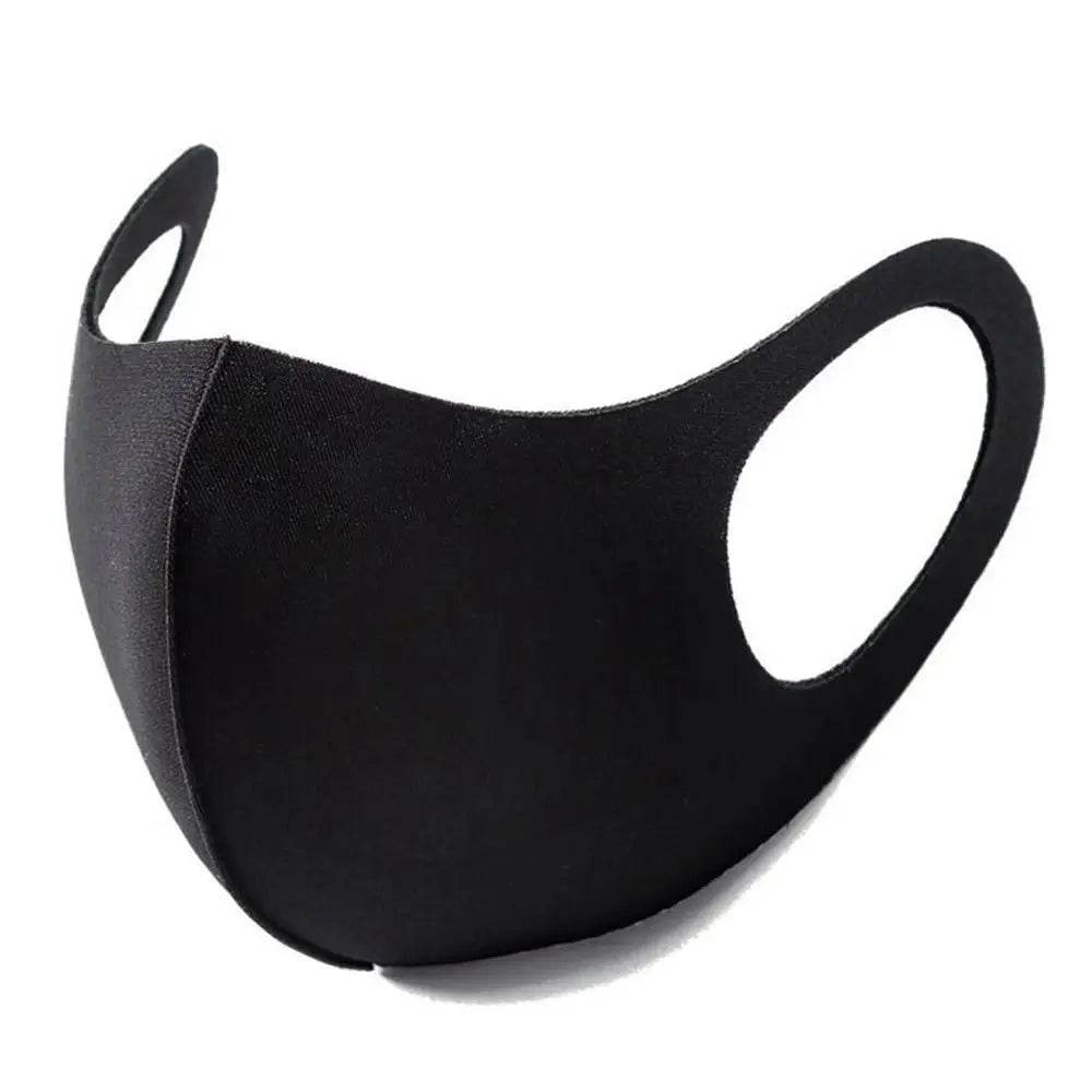 1PC Mouth Mask PM2.5 Anti Haze Black Dust Mask Nose Filter Windproof Muffle Bacteria Fabric Cloth Respirator Face Care - MarvelouStoree