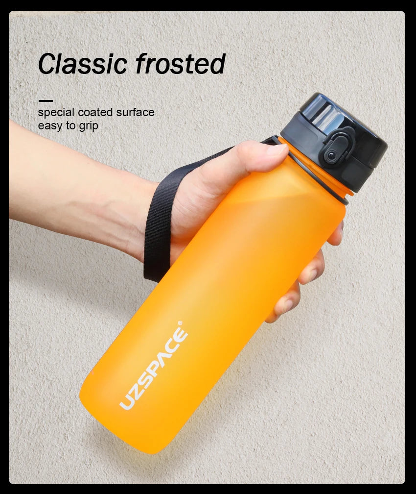 New 500/1000ml Sports Water Bottle Portable Leakproof Shaker Drinkware Outdoor Tour Gym Fitness Cup Tritan Plastic Jugs BPA Free