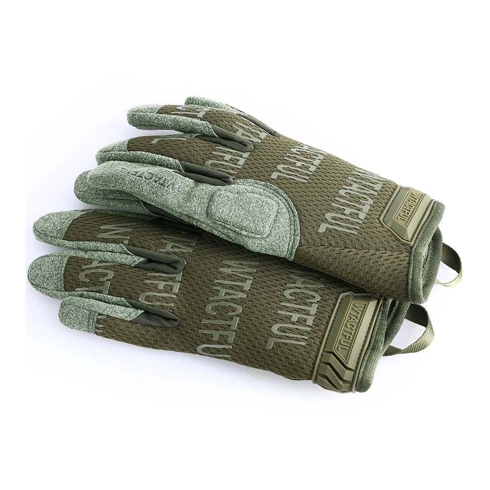 Tactical Glove Military Army Full Finger Gloves Men Airsoft Biking Sports Camping Training Cycling Paintball Lightweight Camo