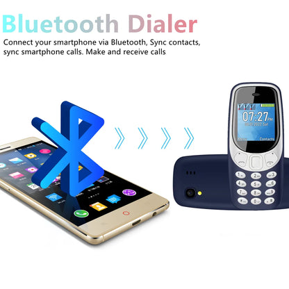 SERVO Small Mobile Phone Bluetooth Dialer Magic voice Low Radiation Telephone Call Recording 2/3 SIM GSM Unlocked Mini Cellphone