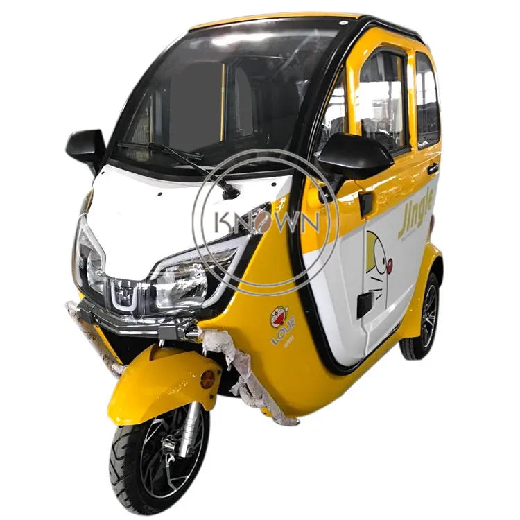 Enclosed Electric Tricycle For Adults 3 Wheels Electric Vehicle Family Mobility Scooter Tuk Tuk Car With EEC And COC