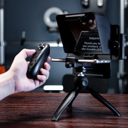 Pronstoor Phone and DSLR Recording Mini Teleprompter Portable Inscriber Mobile Teleprompter Artifact Video With Remote Control