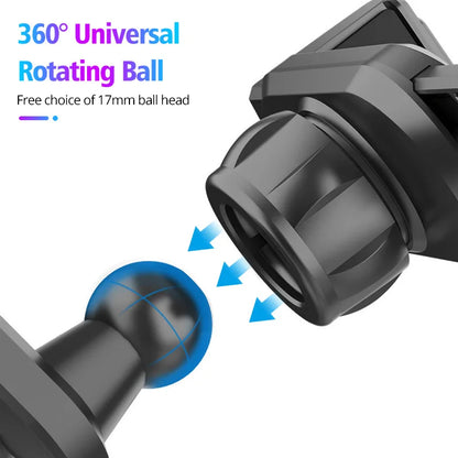 Universal Car Air Vent Clip Upgrade 17mm Ball Head for Magnetic Car Phone Holder Gravity Support Stand Mount Car Charger Bracket