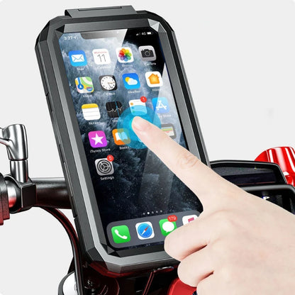 Waterproof Mobile Bike Phone Case Bicycle Motorcycle Phone Holder Handlebar Rear View Mirror Installation For 4.7-6.8 inch Phone