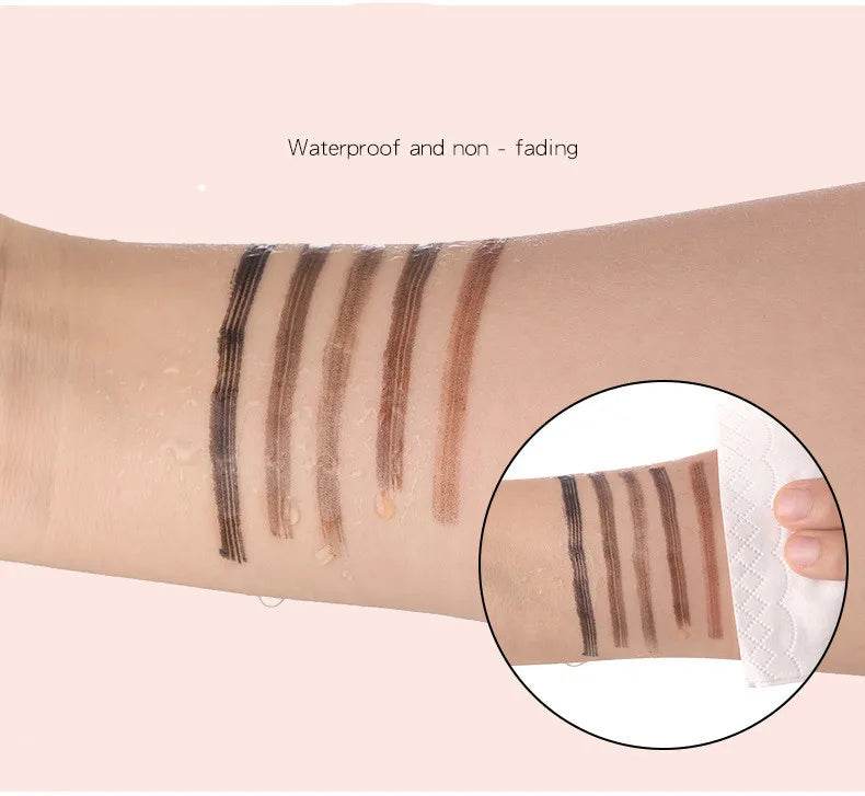 4D Microblading Eyebrow Pen 4 Forks Tip Eyebrow Tattoo Pencil Long Lasting Fine Sketch Liquid Eye Brow Make Up - MarvelouStoree