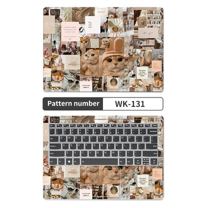 Universal Laptop Cover Sticker Skins Notebook Stickers 13.3"14"15.6"17.3" Graffiti Skin Decal for Macbook /Lenovo/Asus//Hp/Acer