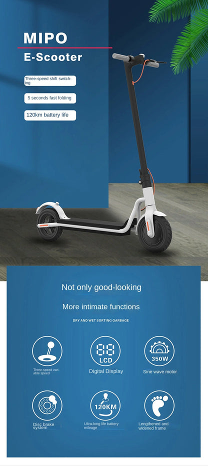 Adult 8.5 Inch Aluminum Alloy Electric Scooter Can Be Folded 2 Wheel Scooter On Behalf Of Driving Electric Scooter