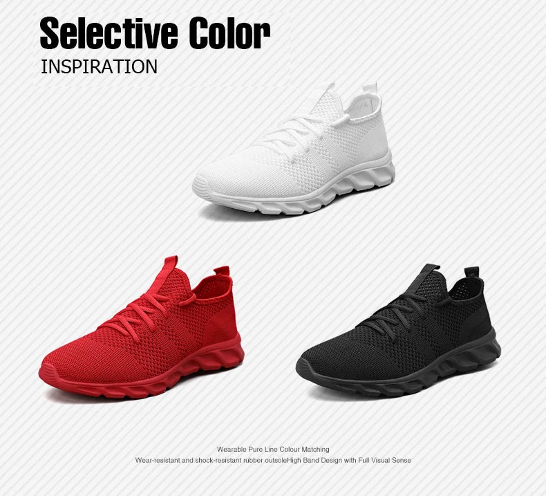 Hot Sale Light Man Running Shoes Comfortable Breathable Men's Sneaker Casual Antiskid and Wear-resistant Jogging Men Sport Shoes