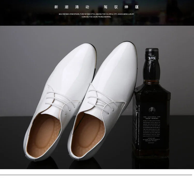 2023 Classic Men Luxury Business Shoes Derby Gentleman Honorable Oxford Mens Red White Men Party Shoes for Men Dress Shoes