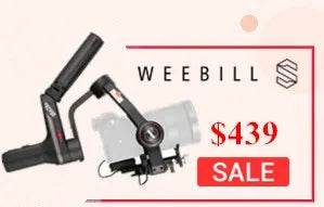 ZHIYUN Weebill S 3-Axis Image Transmission Stabilizer For Mirrorless Camera OLED Display Handheld Gimbal with 24-70mm GM ,New Pr - MarvelouStoree