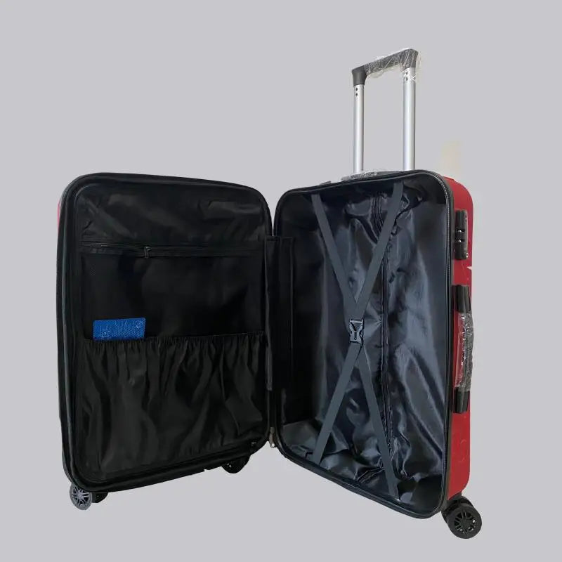 Carrylove 20"24"28" Inch Large Expandable Skull Suitcase 3 Pieces Trolley Case Rolling Luggage Bag Set