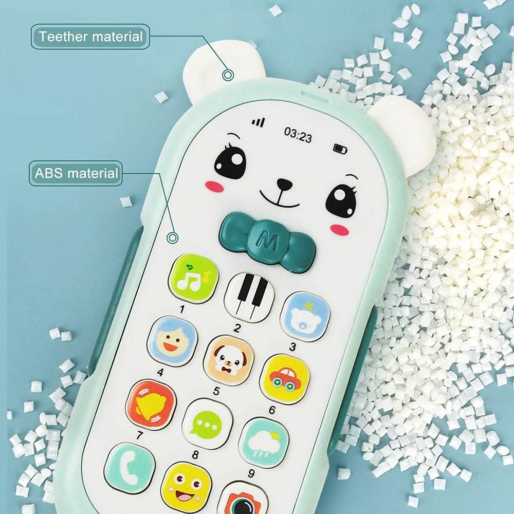 Baby Phone Toy Telephone Music Sound Machine for for Kids Infant Early Educational Mobile Phone Toys Gift - MarvelouStoree