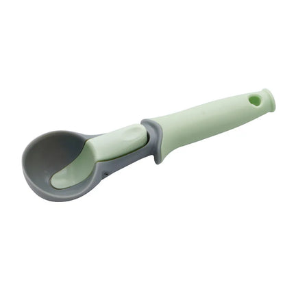 Non-Stick Ice Cream Scoop Fruits Digger Ice Ball Maker Frozen Yogurt Cookie Watermelon Spoon Spoons with Hung Hole Kitchen Tool