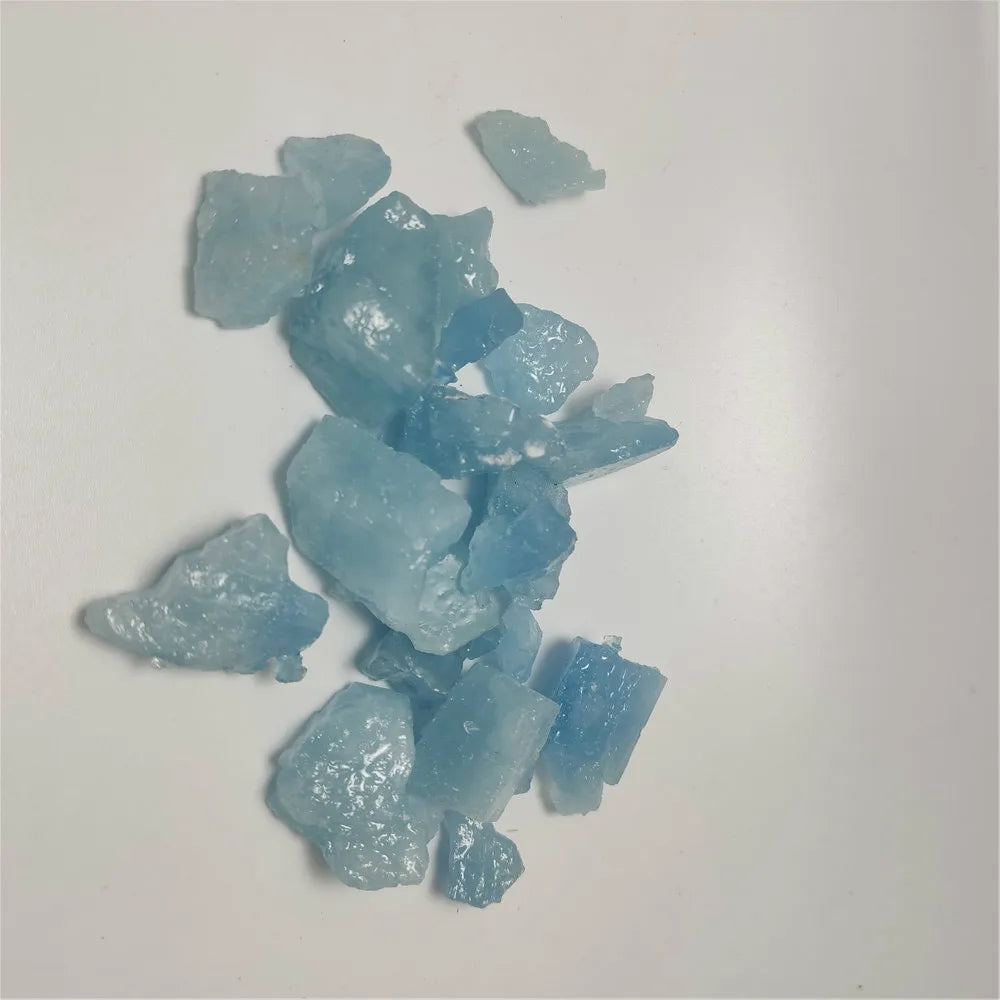 Natural Decor Aquamarine Quartz Beryl Gemstone Crystal Stone Mineral Specimen Hand-carved Materials for Jewellery Making