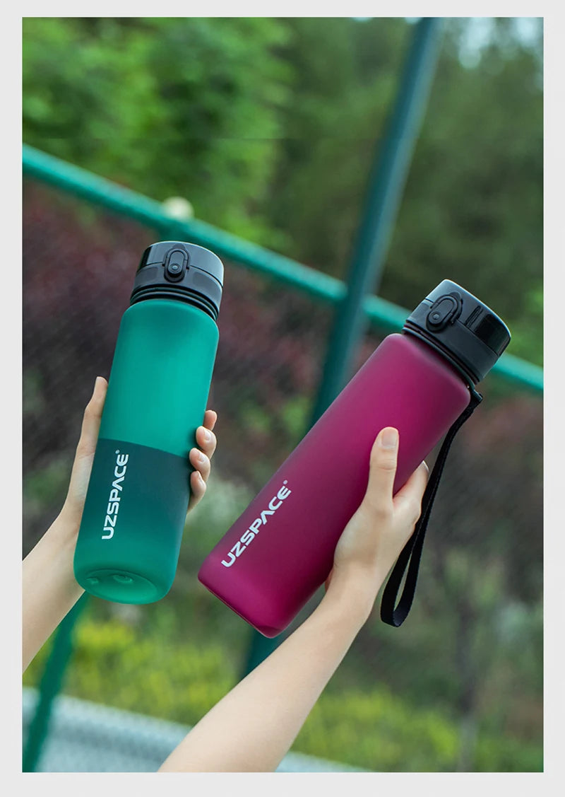 New 500/1000ml Sports Water Bottle Portable Leakproof Shaker Drinkware Outdoor Tour Gym Fitness Cup Tritan Plastic Jugs BPA Free