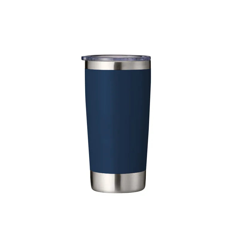 Custom 20 oz Tumbler with Lid Stainless Steel Double Wall Vacuum Insulated Travel Mug Coffee Cup Great for Cold