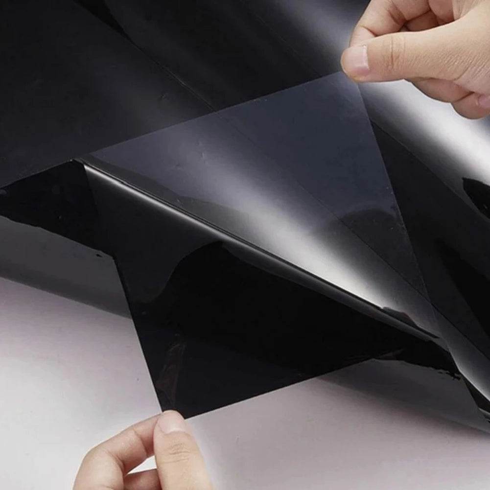 3M*50cm Black Car Window Foils Tint Tinting Film Roll Auto Home Window Glass Restroom Summer Solar UV Protector Sticker Films - MarvelouStoree