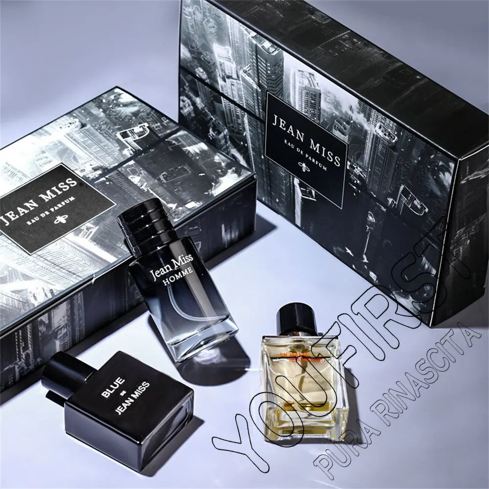 High Quality 90ml Men Perfume Hombre Gift Box 3pcs Set Colognes Scent Fascination Man Perfumes Masculinos Lasting Parfum Heren