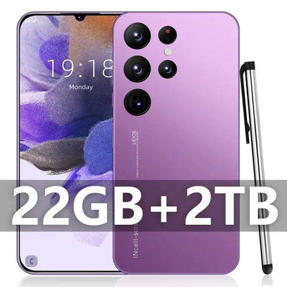 Hot New S24 Ultra Smart phone CASE 7.3 inch Full Screen 4G/5G Cell Phone 22TB+2TB 7800mAh Mobile Phones Global Version Celulares - MarvelouStoree