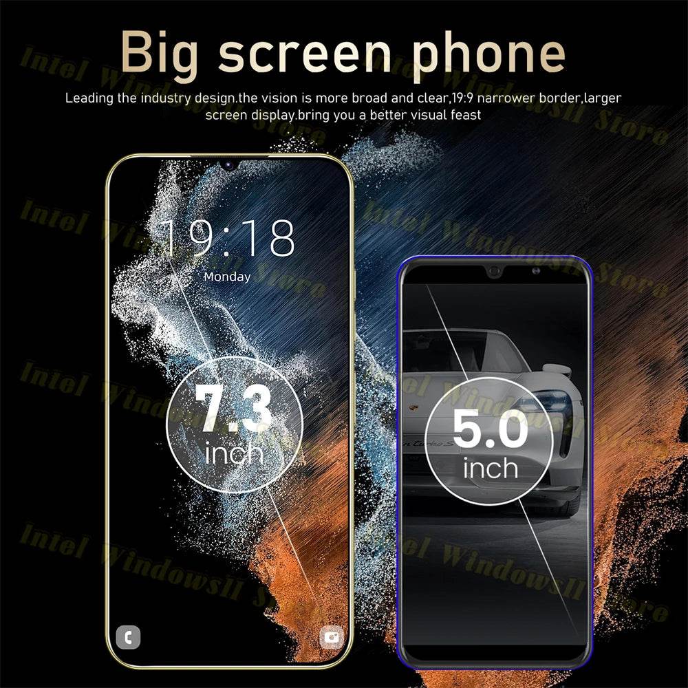 Hot New S24 Ultra Smart phone CASE 7.3 inch Full Screen 4G/5G Cell Phone 22TB+2TB 7800mAh Mobile Phones Global Version Celulares - MarvelouStoree