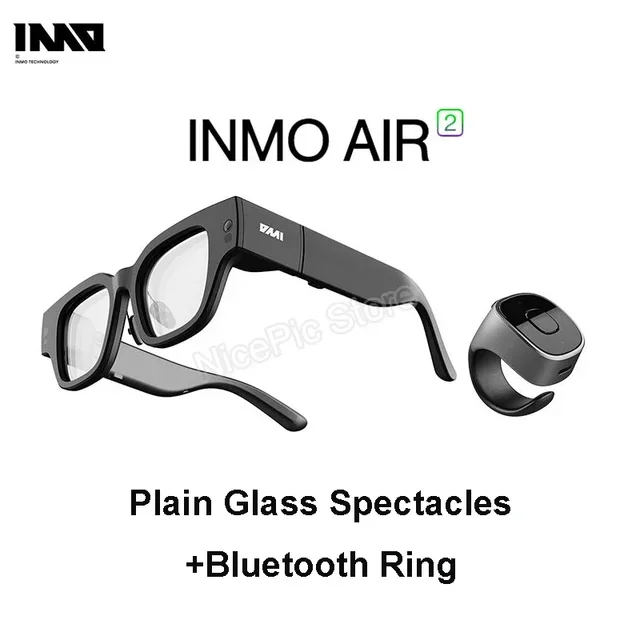 INMO AIR 2 AR Glasses Augmented Reality AR+AIGC with Camera Quad-core 2+32GB Support GPT AI AR Glasses